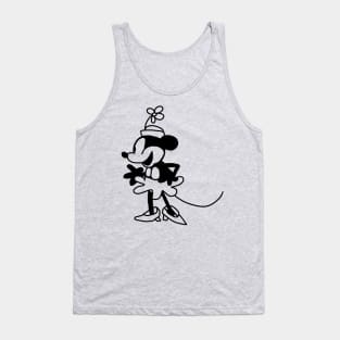 Steamboat Willie Chatty Cartoon Girl Mouse Tank Top